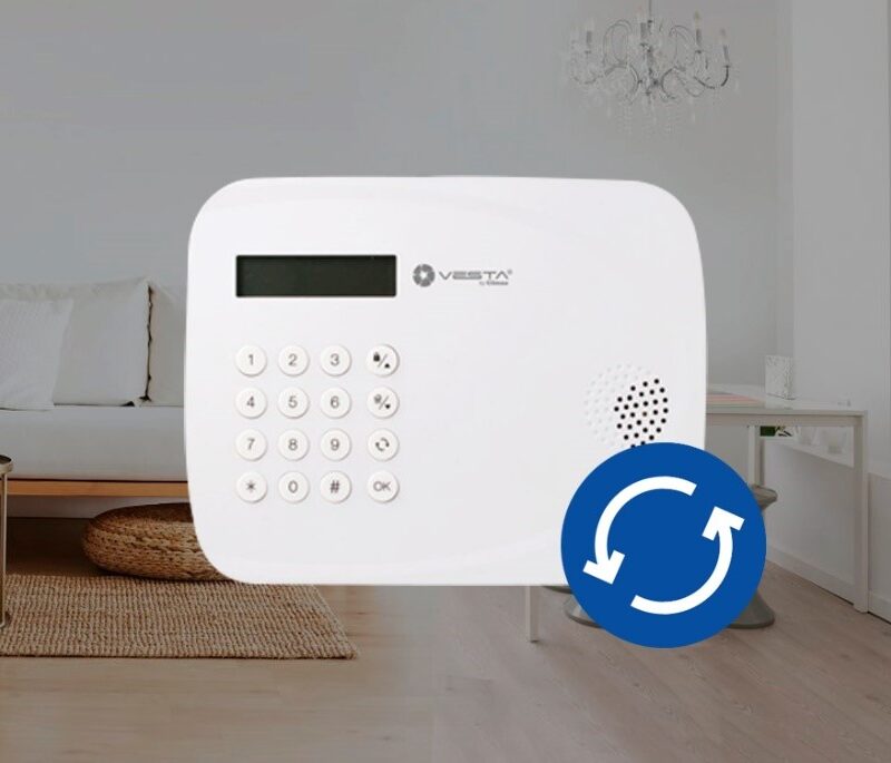 actualizacion alarma pilas vesta