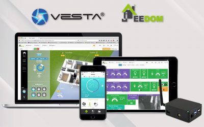 VESTA can now be managed through Jeedom, the home automation software application